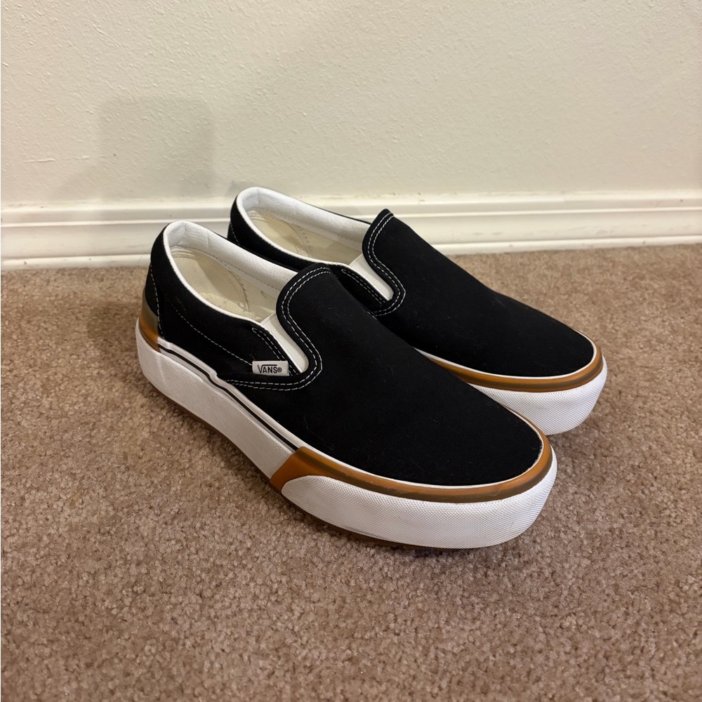 Vans Slip On Black Shoes